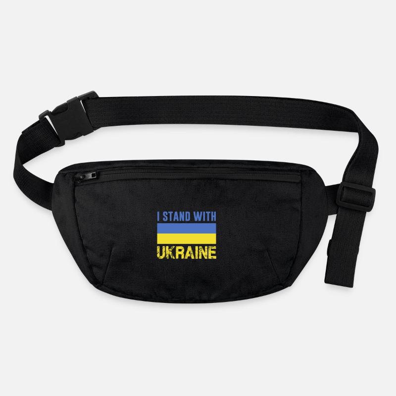I stand with Ukraine Ukrainian Flag Peace Stanley/Stella recycled Hip Bag 