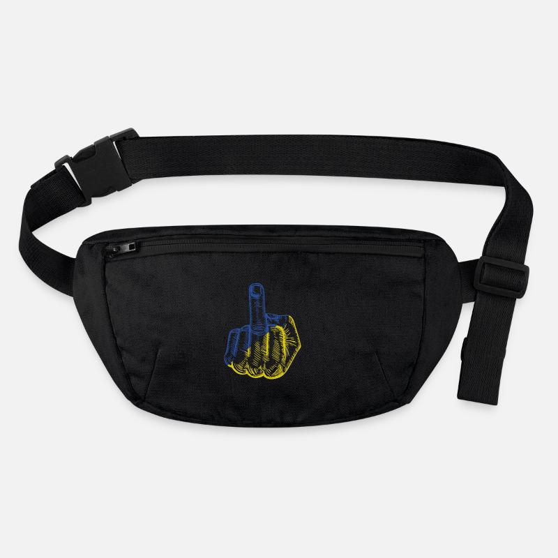 Ukraine Mittelfinger Stanley/Stella recycelte Gürteltasche