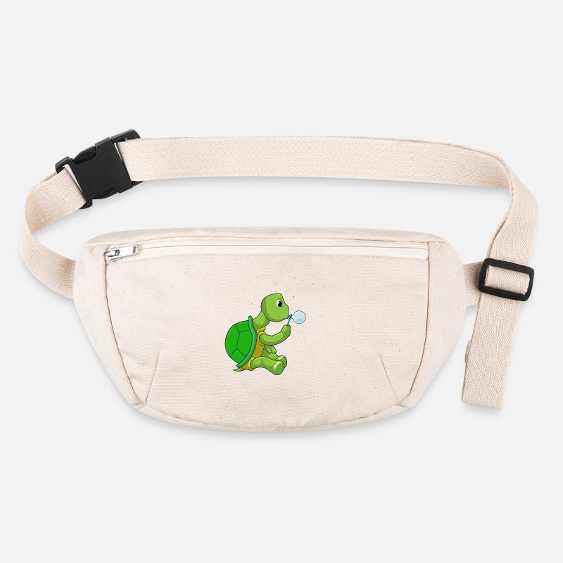 Schildkröte mit Seifenblasen Stanley/Stella recycelte Gürteltasche