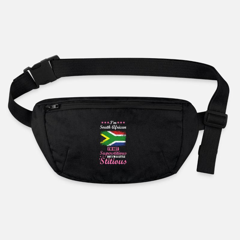 Südafrikanerin Geschenk lustiger Spruch Südafrika Stanley/Stella recycelte Gürteltasche