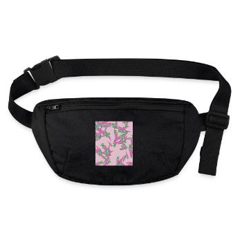 Sugar cone - Stanley/Stella recycled Hip Bag  - black - Front