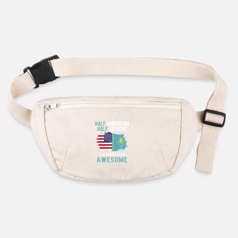 Half American Half Kazakh Stanley/Stella recycled Hip Bag 