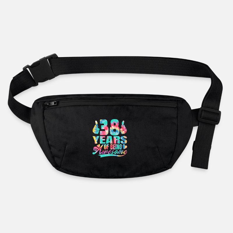 38e anniversaire ou anniversaire 38 ans d’existence Sac banane recyclé Stanley/Stella