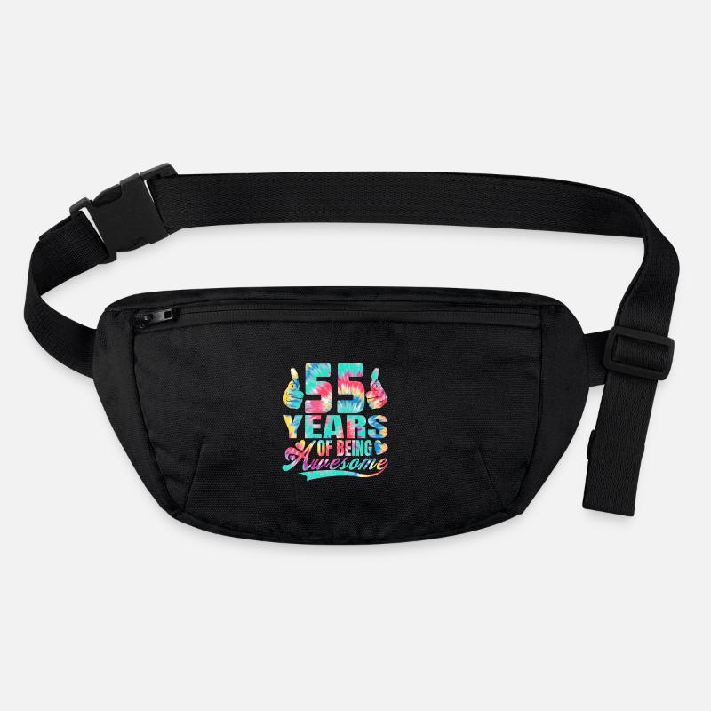 55e anniversaire ou anniversaire 55 ans d’existence Sac banane recyclé Stanley/Stella
