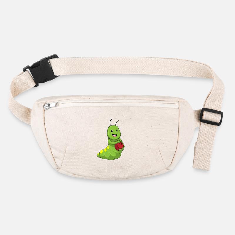 Raupe beim Bowling mit Bowlingkugel Stanley/Stella recycelte Gürteltasche