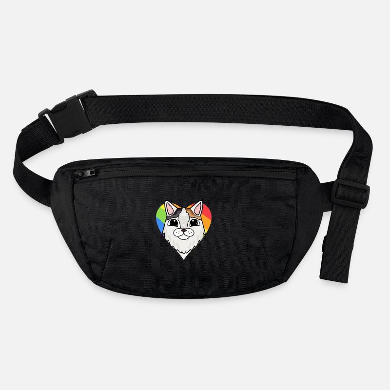 LGBT Katze Türkisch Van Regenbogen Stanley/Stella recycelte Gürteltasche