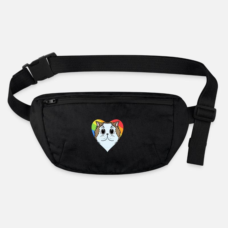 CHAT LGBT Chat Persan Arc-en-ciel Sac banane recyclé Stanley/Stella