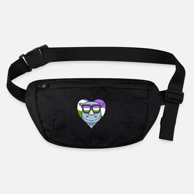 Rhinocéros Genderqueer Sac banane recyclé Stanley/Stella