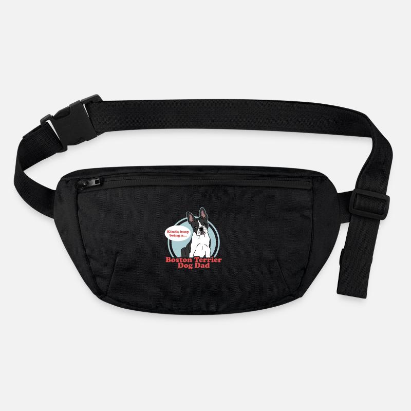 Boston Terrier Dad | Hunde Hundebesitzer Geschenk Stanley/Stella recycelte Gürteltasche