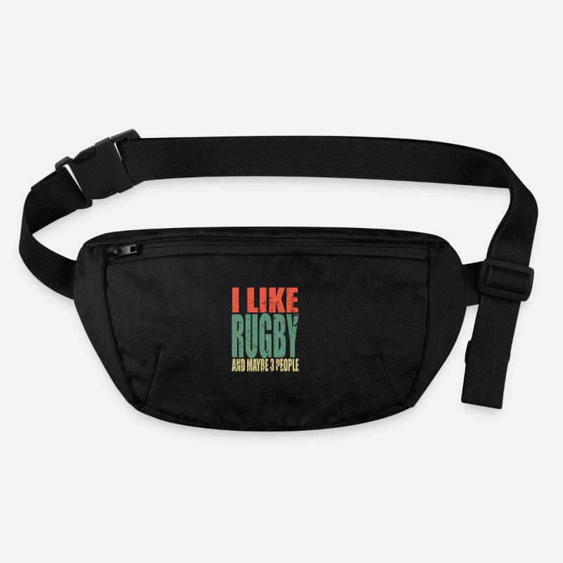 Rugby Spruch lustig Stanley/Stella recycelte Gürteltasche