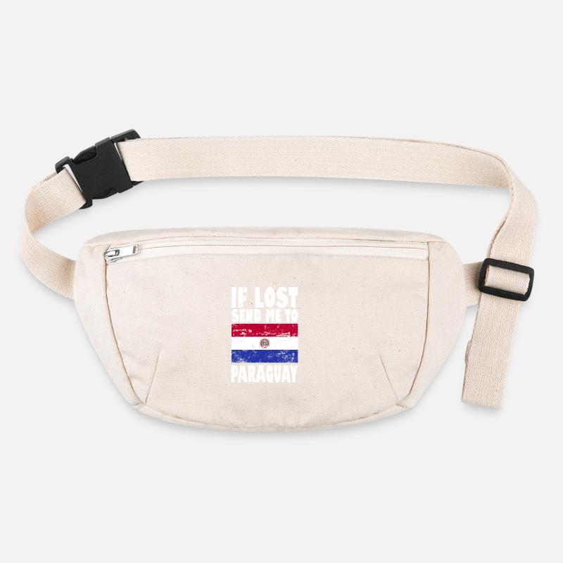 Paraguay Flagge Spruch Stanley/Stella recycelte Gürteltasche