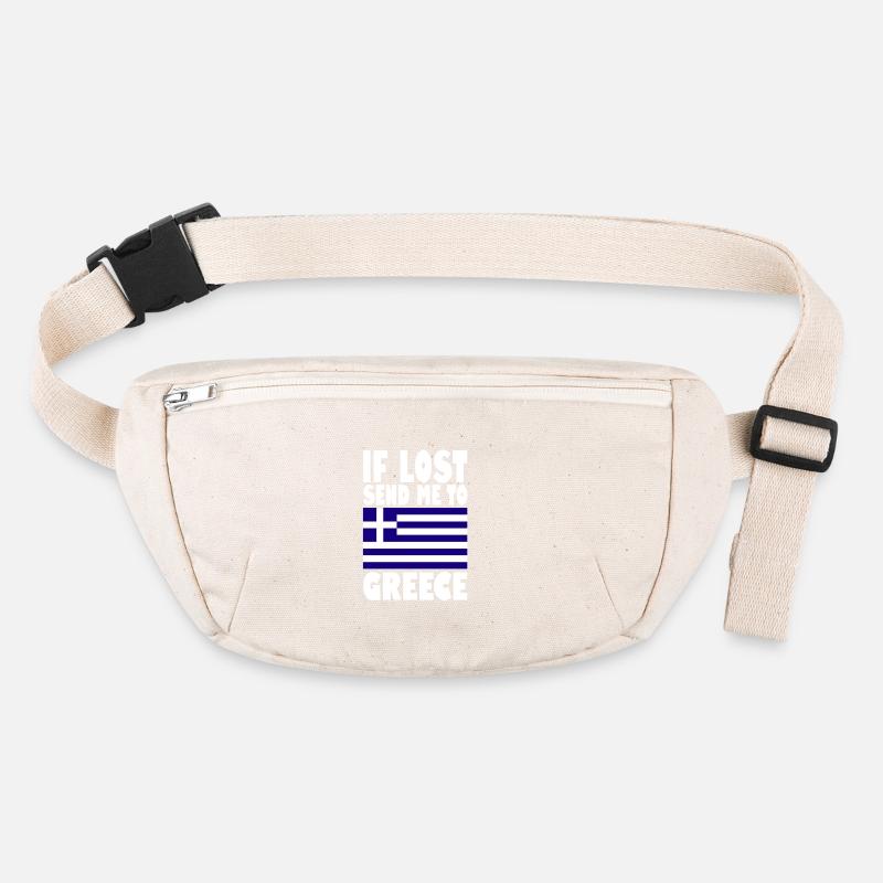 Drapeau de la Grèce Sac banane recyclé Stanley/Stella