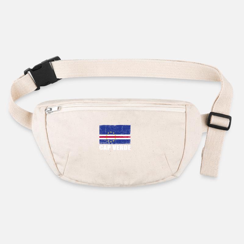 Cape Verde Flag Grunge Cape Verde Flag Stanley/Stella recycled Hip Bag 
