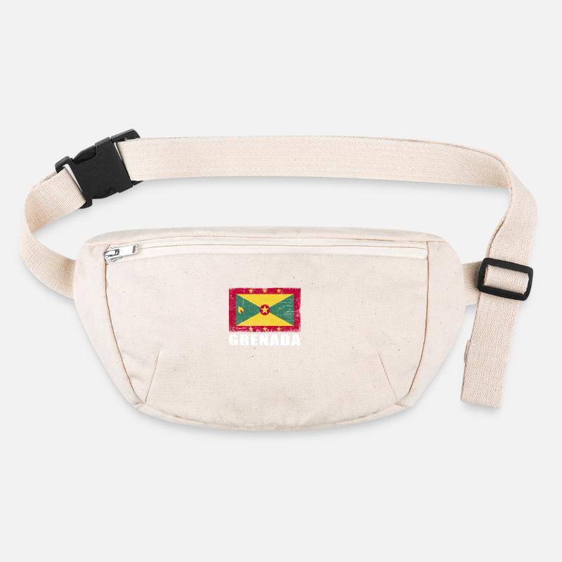 Grenada Flag Grunge Grenada Flag Stanley/Stella recycled Hip Bag 