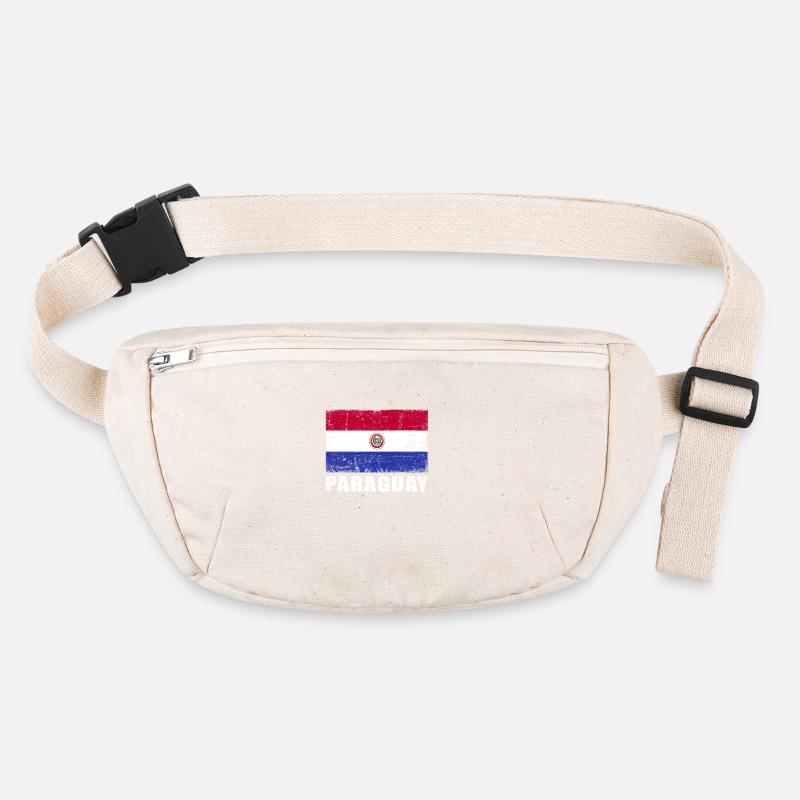 Drapeau du Paraguay Grunge Drapeau du Paraguay Sac banane recyclé Stanley/Stella