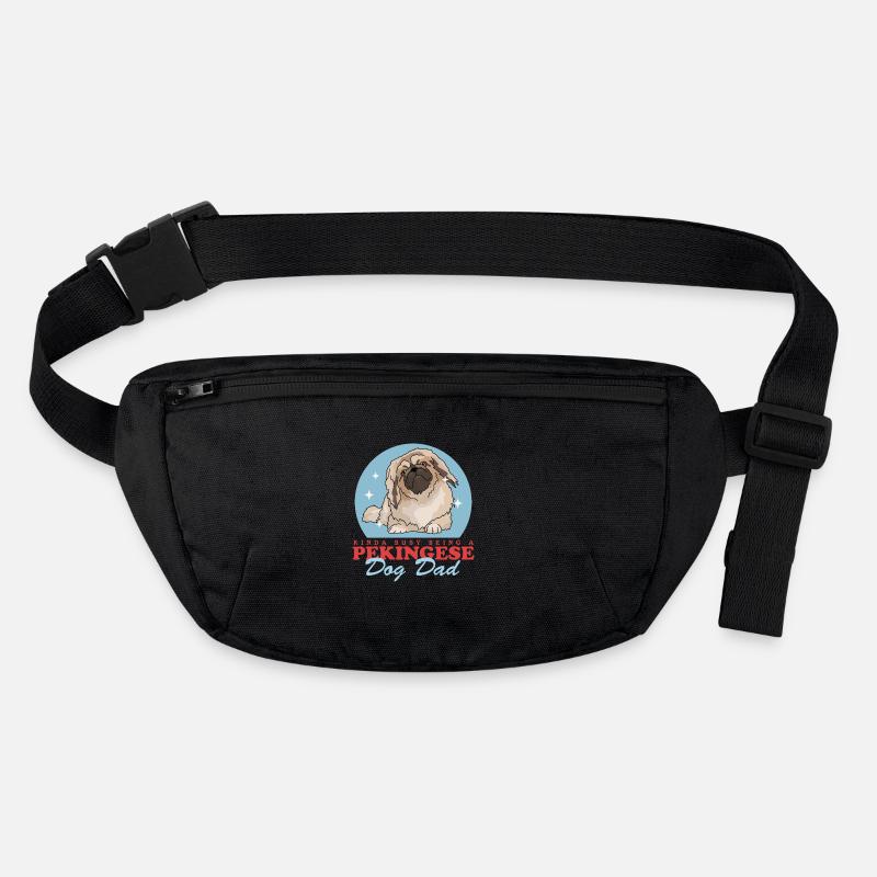 Pekingese Dad Pekinese Hundebesitzer Geschenk Stanley/Stella recycelte Gürteltasche