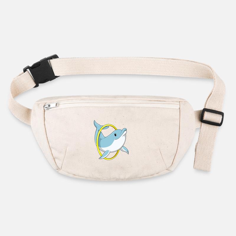 Dolphin with ring Stanley/Stella recycled Hip Bag 
