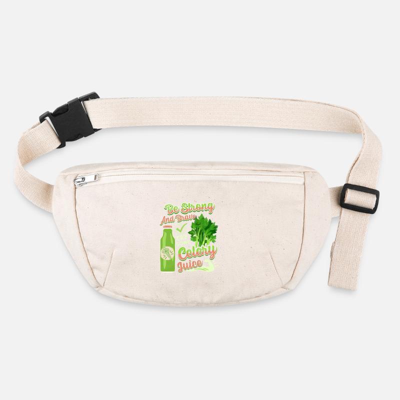 Celery, funny saying, try-celery juice Stanley/Stella recycled Hip Bag 