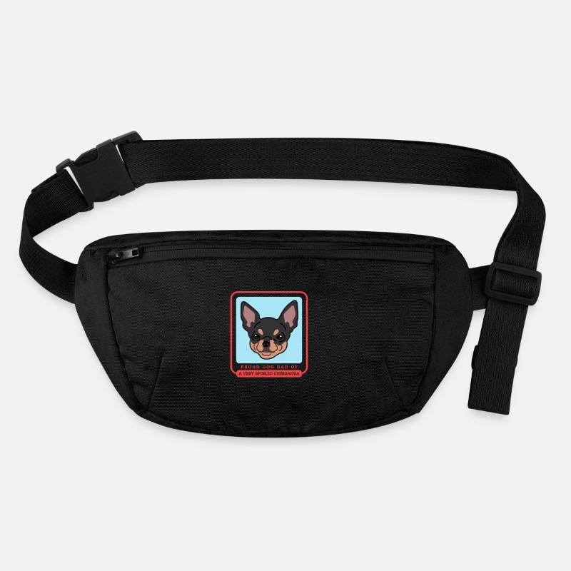 Chihuahua Dad Hunde Hundebesitzer Geschenk Stanley/Stella recycelte Gürteltasche