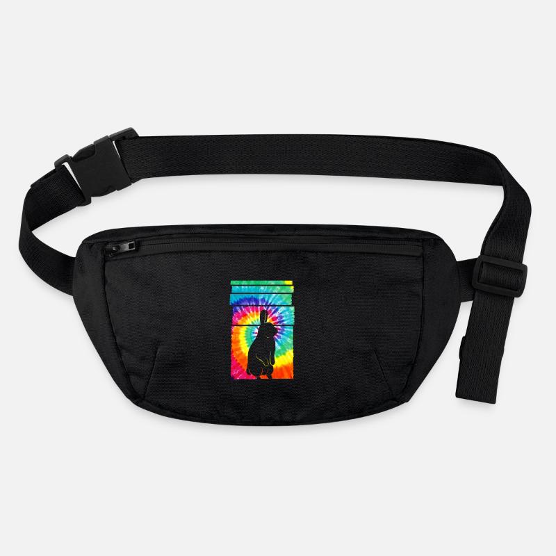 Rabbit Hippie Tie Dye Stanley/Stella recycelte Gürteltasche