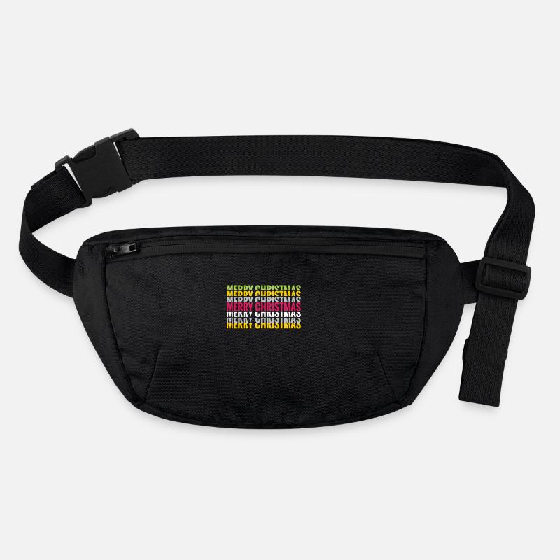 Merry Christmas Norwegian Pattern Stanley/Stella recycled Hip Bag 