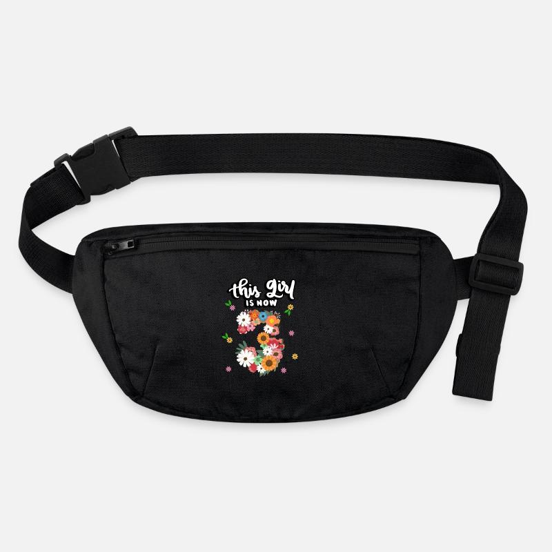 Dieses Mädchen Ist Jetzt 3 Bunte Blumen 3. Stanley/Stella recycelte Gürteltasche