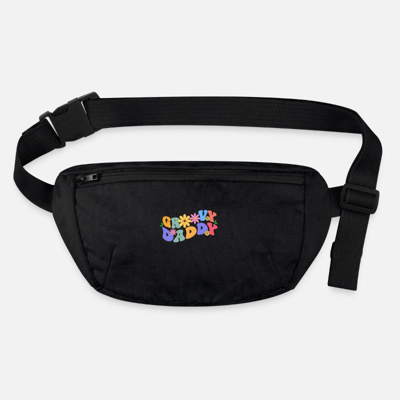 Groovy Daddy Bloom Floral-thema Bunte Freizeit Stanley/Stella recycelte Gürteltasche
