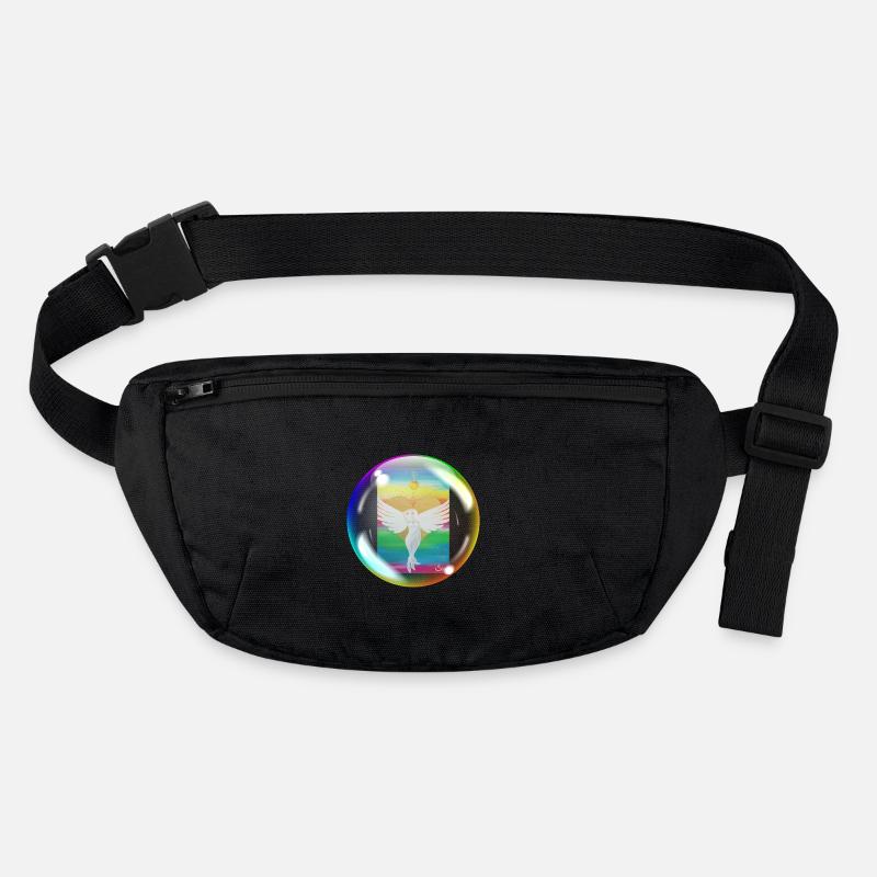 Regenbogen-Engel der Liebe Sonja Ariel von Staden Stanley/Stella recycelte Gürteltasche