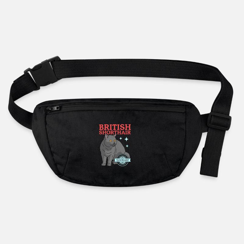 British Shorthair Papa Chat Chat Papa Cadeau Sac banane recyclé Stanley/Stella