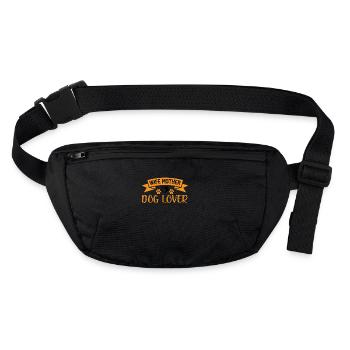 Ehefrau Mutter Hundeliebhaberin - Stanley/Stella recycelte Gürteltasche - Schwarz - Vorne