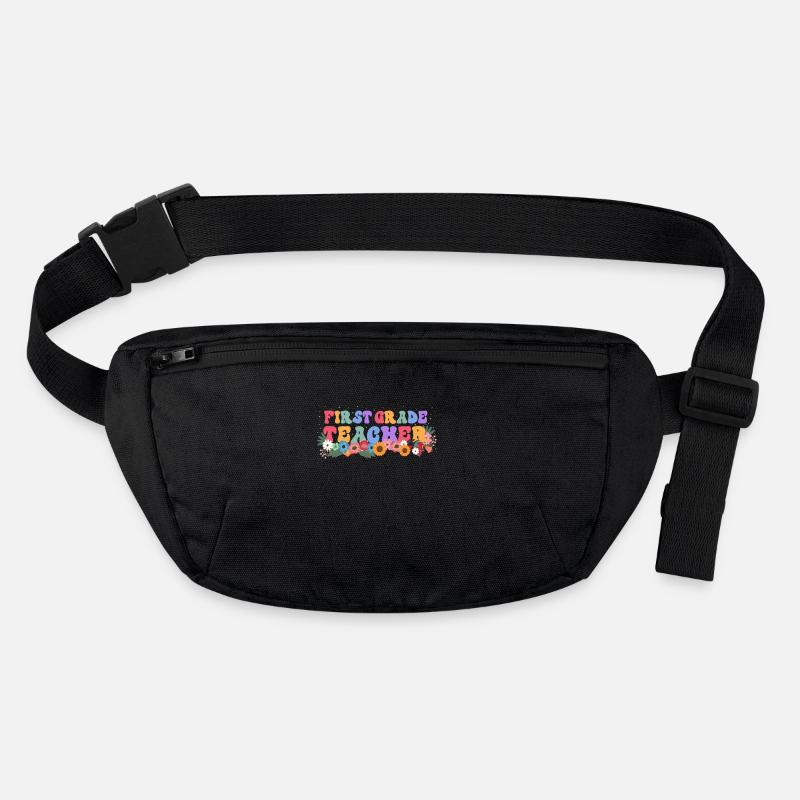 Enseignante de première année Fleurs sauvages florales Sac banane recyclé Stanley/Stella