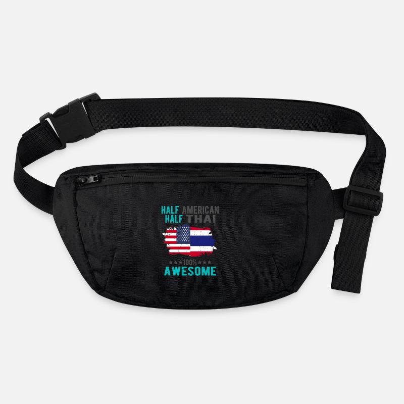 Half American Half Thai Stanley/Stella recycled Hip Bag 