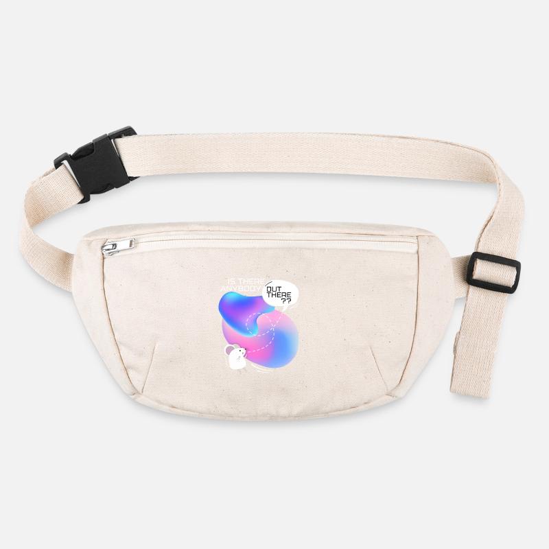 Mouse in space, funny saying Stanley/Stella recycled Hip Bag 