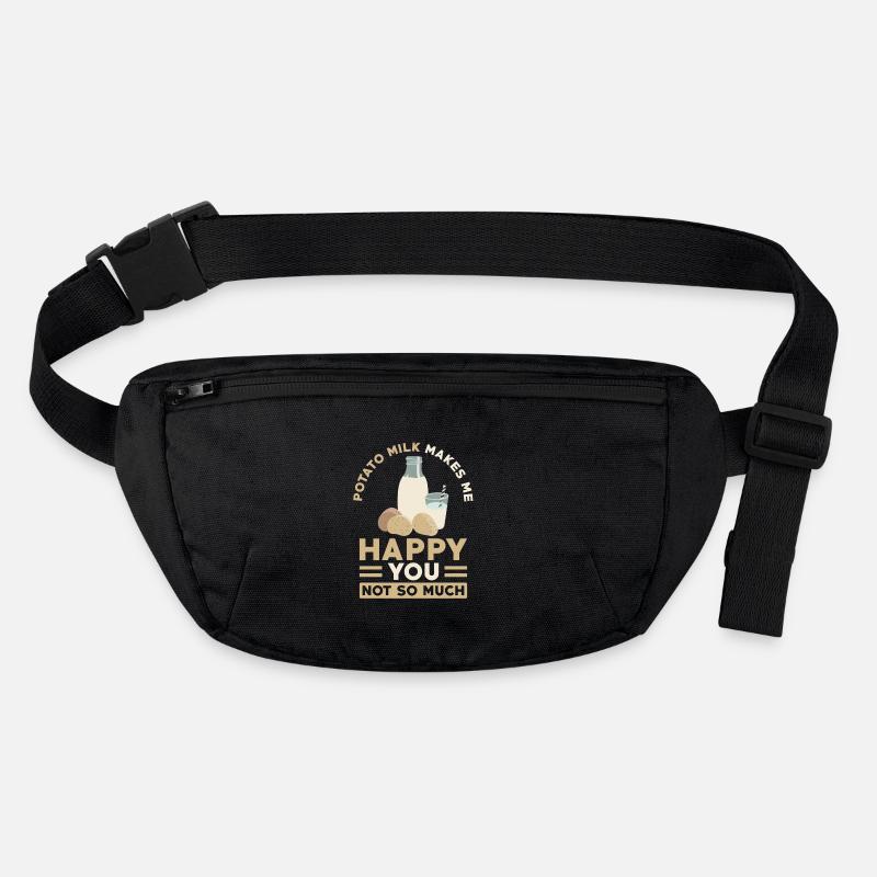 Potato milk saying Stanley/Stella recycled Hip Bag 