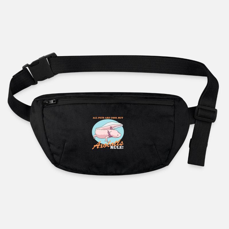 Axolotl amphibiens à queue Axolotls amphibiens cadeau Sac banane recyclé Stanley/Stella