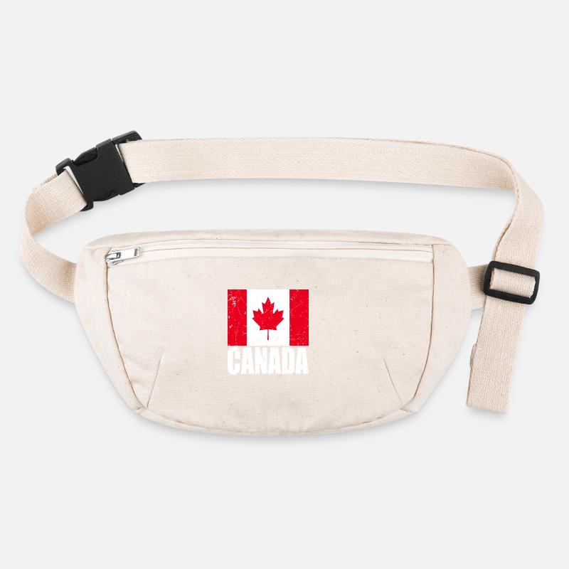 Drapeau du Canada Sac banane recyclé Stanley/Stella
