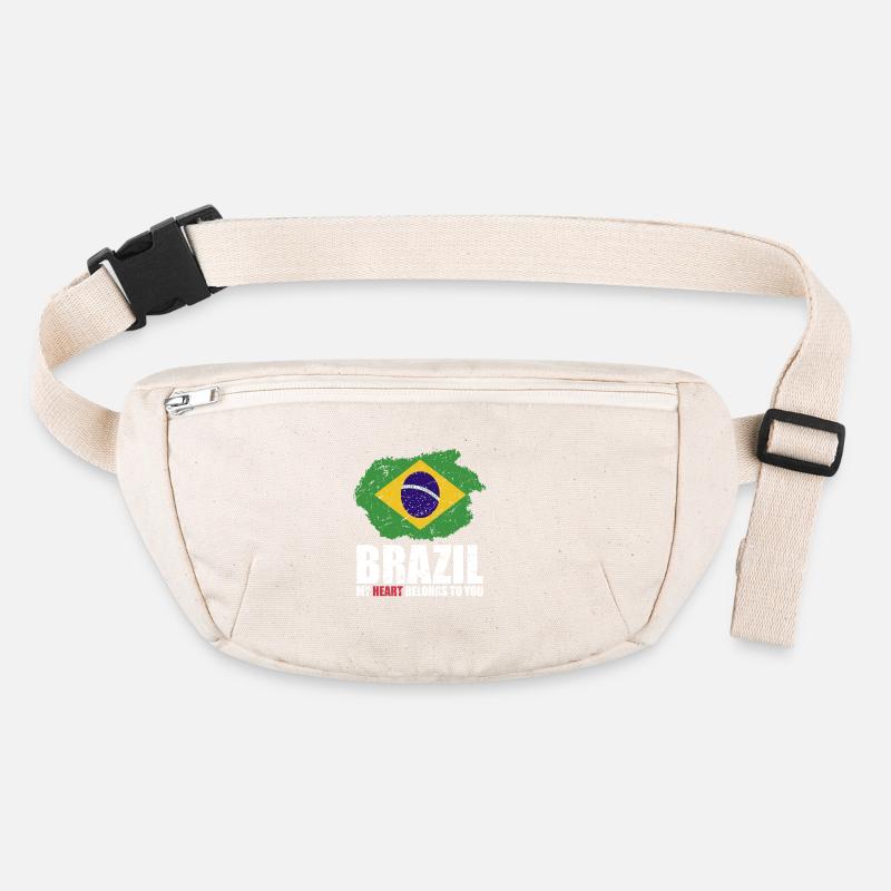 Drapeau du Brésil Sac banane recyclé Stanley/Stella