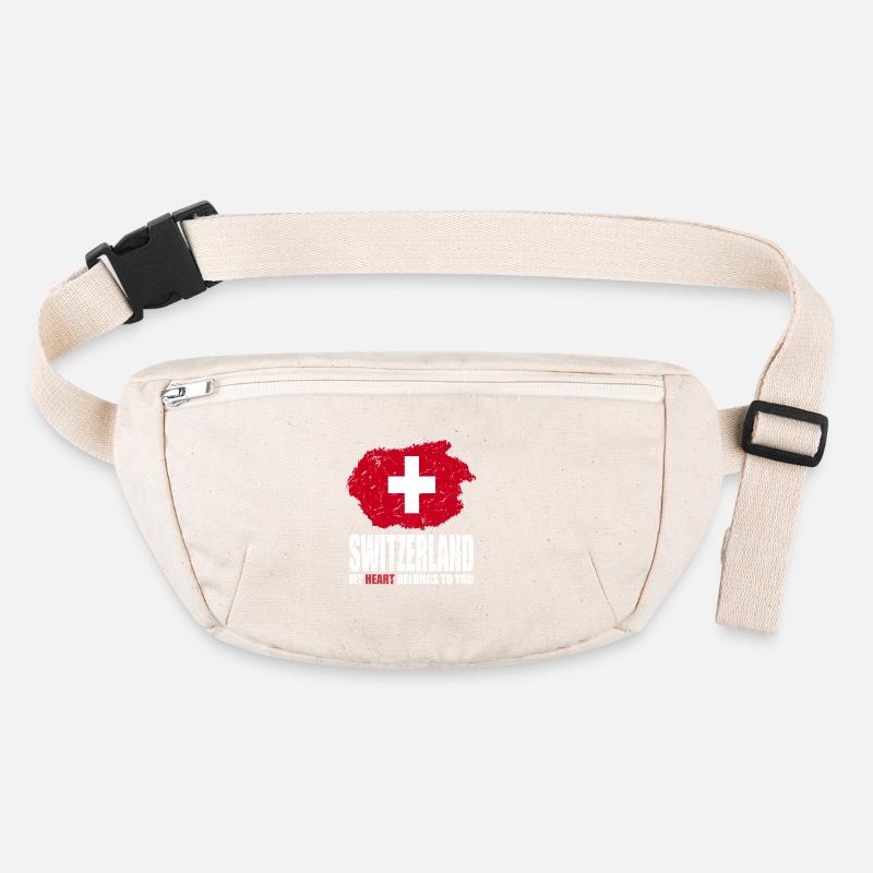 Drapeau de la Suisse Sac banane recyclé Stanley/Stella