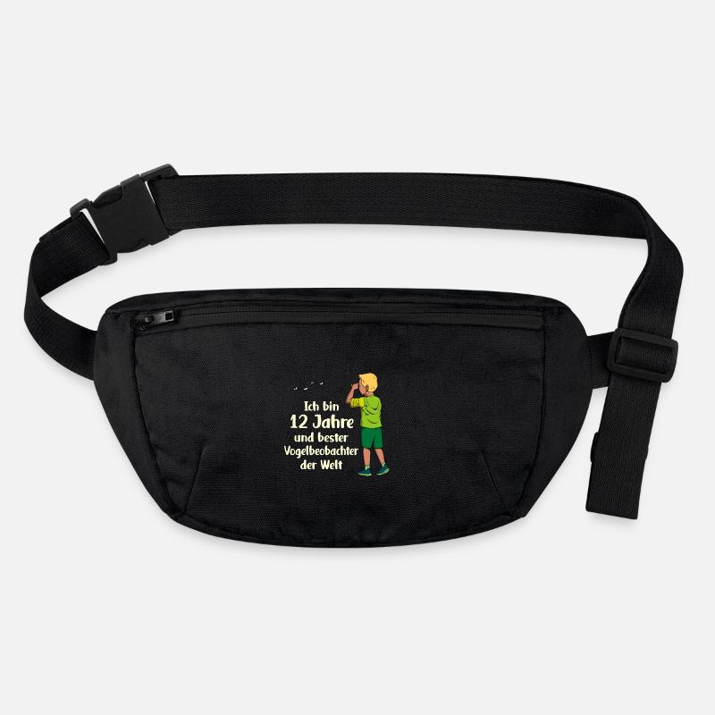 Ich bin 12 - Jungen Vogelbeobachtung Stanley/Stella recycelte Gürteltasche