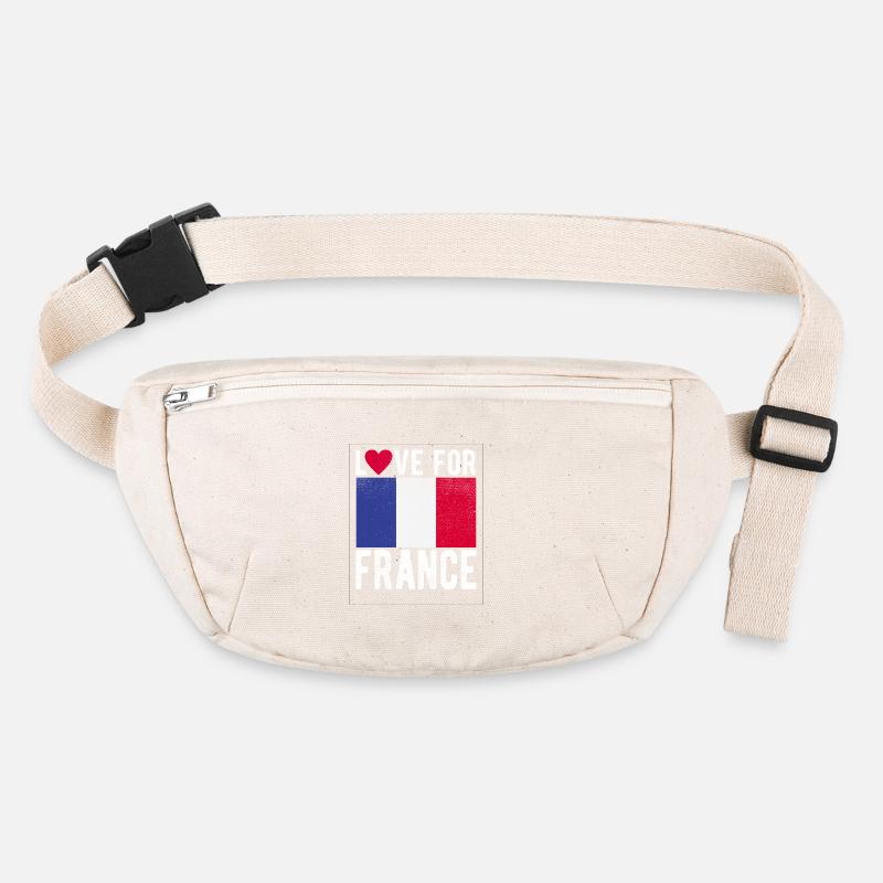 Frankreich Fahne Stanley/Stella recycelte Gürteltasche