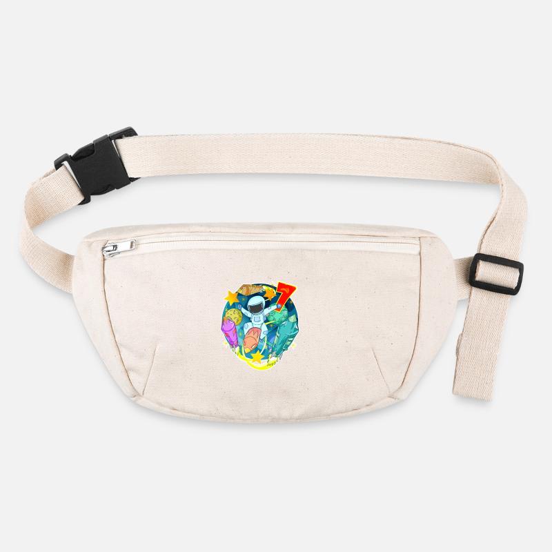 7e anniversaire 7 ans Jeune astronaute Espace Sac banane recyclé Stanley/Stella