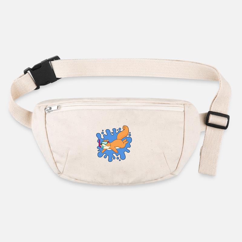 Squirrel Diver Snorkel Stanley/Stella recycled Hip Bag 
