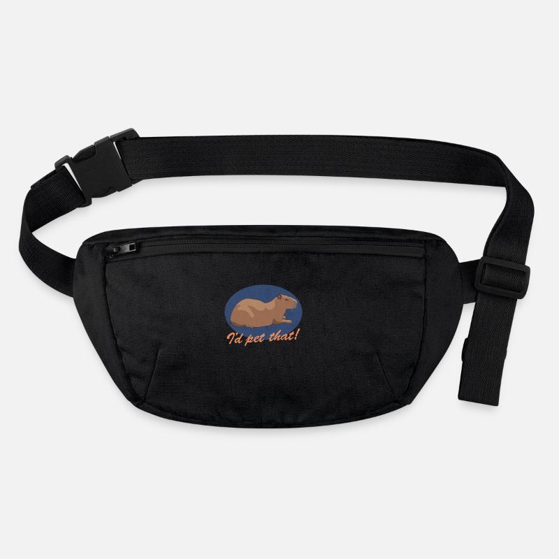 Capybara Wasserschwein Capybaras Geschenk Stanley/Stella recycelte Gürteltasche