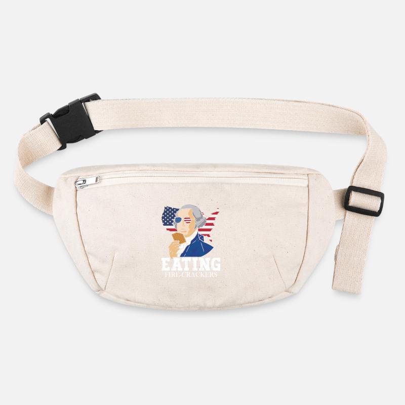 Washington mange des pétards du 4 juillet Cookie Sac banane recyclé Stanley/Stella