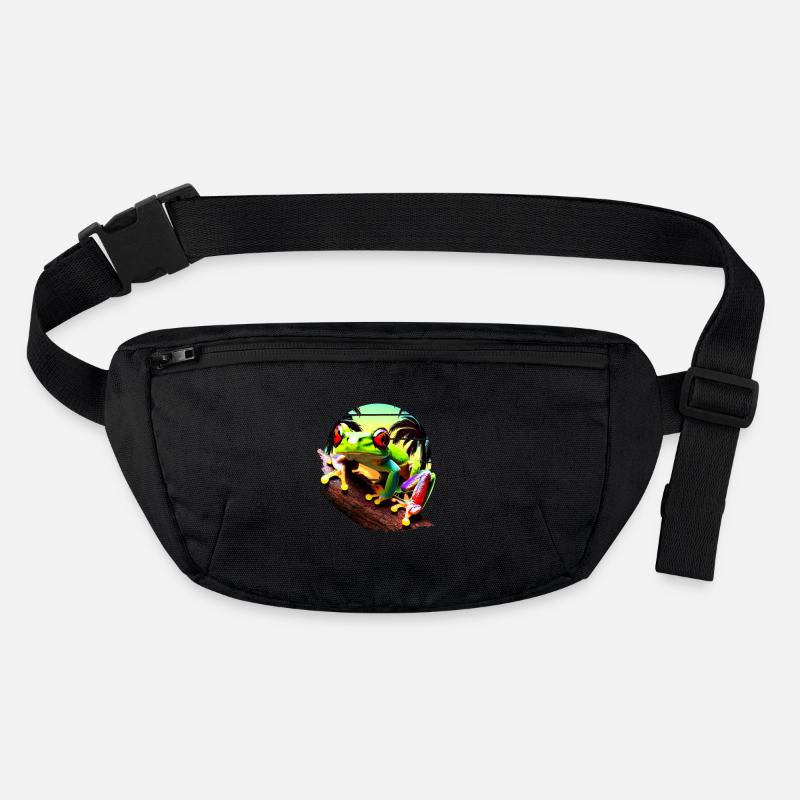 Red Eyed Tree Frog Sunset Stanley/Stella recycled Hip Bag 