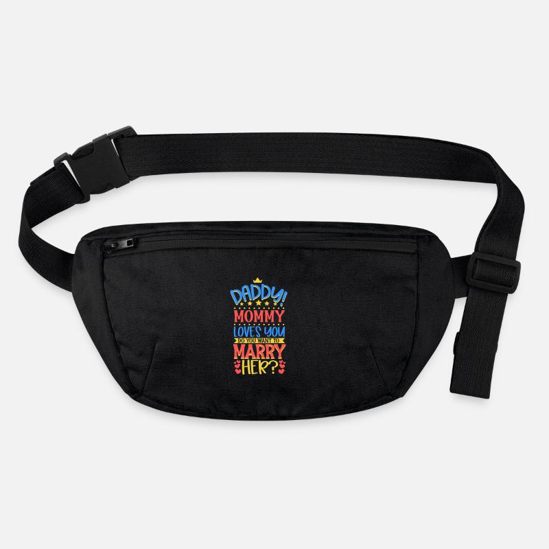 Papa willst du Mama heiraten Stanley/Stella recycelte Gürteltasche