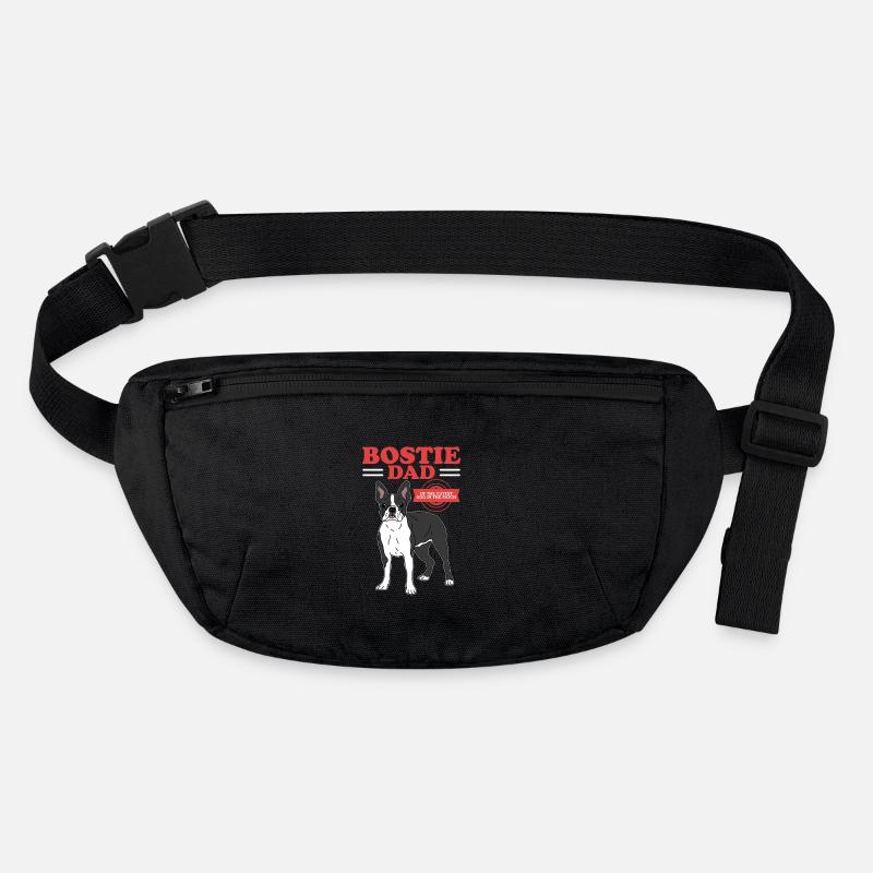 Boston Terrier Dad Hund Hundebesitzer Geschenk Stanley/Stella recycelte Gürteltasche