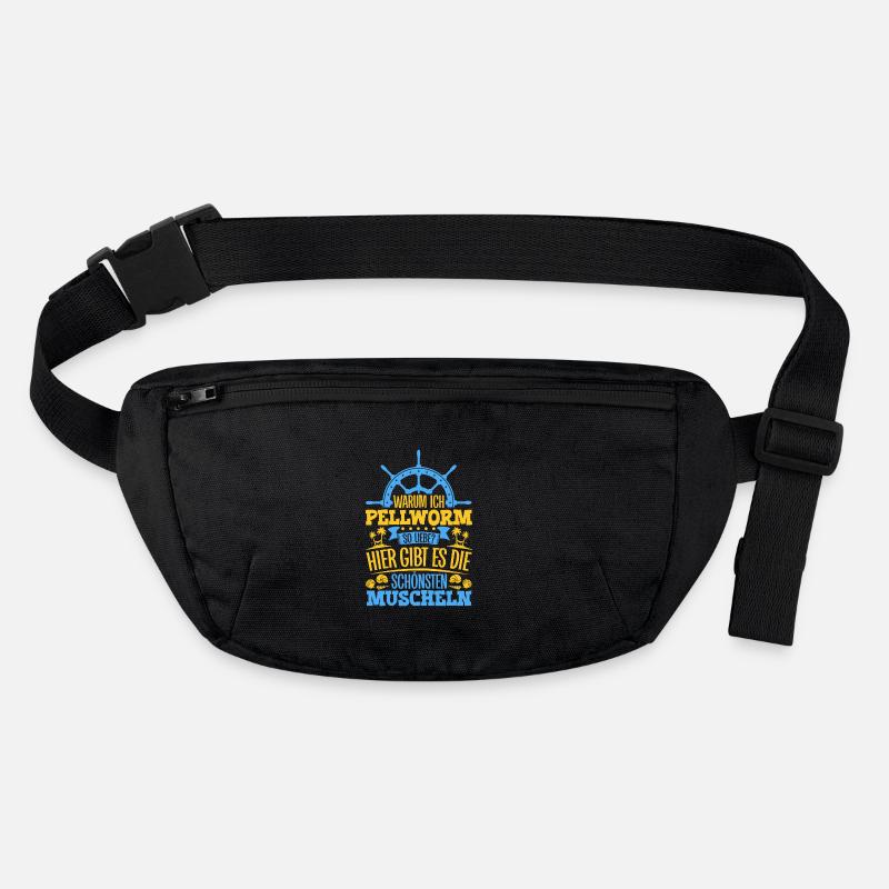 Schöne Muscheln - Warum ich Pellworm so liebe Stanley/Stella recycelte Gürteltasche