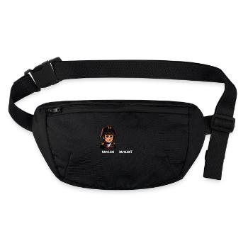 Napoleon Napoleoff Merry Napoleon Bonaparte - Stanley/Stella recycled Hip Bag  - black - Front