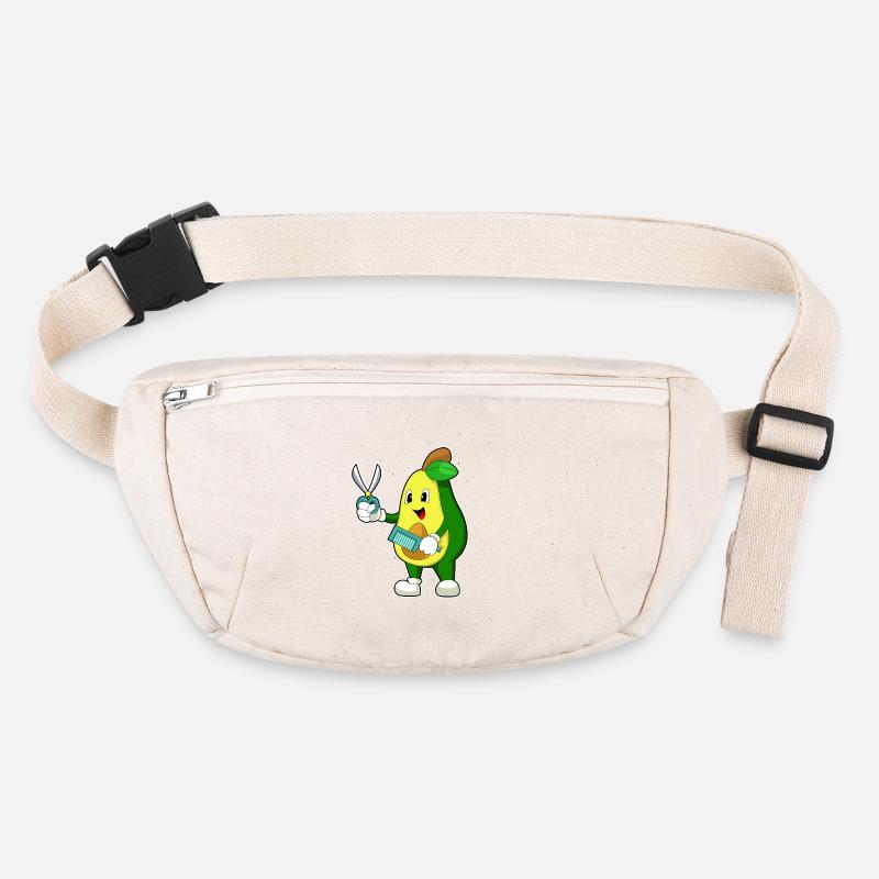 Avocado Friseur Schere Kamm Stanley/Stella recycelte Gürteltasche